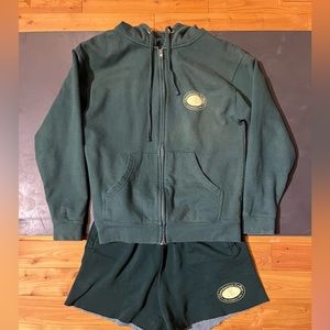 chamberlain Coffee Shorts Sweatsuit